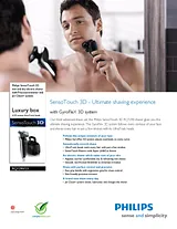 Philips wet and dry electric shaver RQ1290/23 RQ1290/23 ユーザーズマニュアル