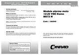 Kemo M073N Motorbike Alarm Module M073N Техническая Спецификация