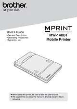 Brother MW-140BT User Manual