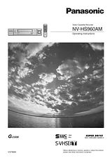 Panasonic nv-hs960am Operating Guide