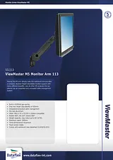 Dataflex ViewMaster M5 Monitor Arm 113 53.113 Data Sheet