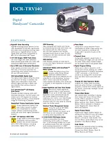Sony DCR-TRV140 Specification Guide