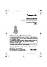 Panasonic KX-TGA670 Руководство По Работе