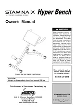 Stamina Products 20-2015 Manual Do Utilizador