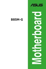 ASUS B85M-G ユーザーズマニュアル