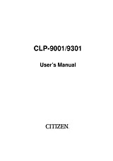 Citizen CLP-9301 Справочник Пользователя