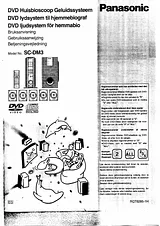 Panasonic SC-DM3 Guía De Operación