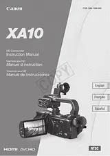 Canon XA10 ユーザーガイド