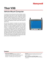 Honeywell Thor VX8 VX8B7O1AFF2A0AET Leaflet