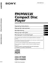 Sony CDX-M600R Benutzerhandbuch
