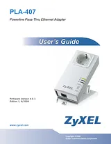 ZyXEL Communications PLA-407 사용자 설명서