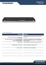 Thomson DVD Player DTH271E DTH271E プリント