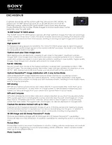 Sony DSC-HX30V Guia De Especificação