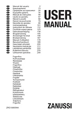 Zanussi ZRG10800WA User Manual