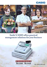 Casio TE-2200 Leaflet