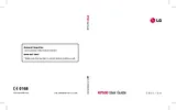 LG KP500 Cookie pink Manual Do Proprietário