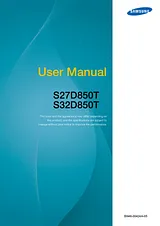 Samsung S32D850T LS32D85KTSN User Manual