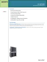 Sony kv-32fs320 Guida Specifiche
