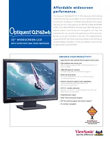 Viewsonic Q2162WB 产品宣传页
