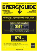 Samsung RF23J9011SG Energy Guide