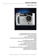 Rollei d41 Owner's Manual
