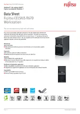 Fujitsu R670-2 LKN:R6702W0010IT Hoja De Datos