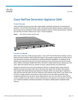 Cisco Cisco NetFlow Generation Appliance (NGA) 3140 Ficha De Dados