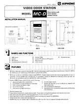 Aiphone MC-D Manuale Utente