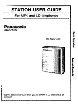 Panasonic kx-t123210be Инструкция