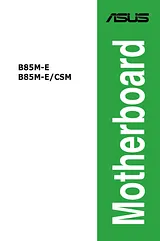 ASUS B85M-E Manual De Usuario