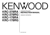Kenwood KRC-178RA Manual Do Utilizador
