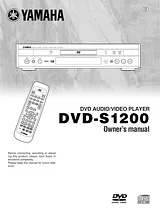 Yamaha dvd-s1200 Manuel D’Utilisation