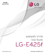 LG LGE425F Owner's Manual