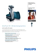 Philips wet and dry electric shaver RQ1260/03 RQ1260/03 Leaflet