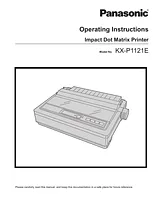 Panasonic KXP1121E Benutzerhandbuch