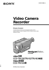 Sony CCD-TRV43 User Manual