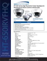 Speco Technologies HT-650IRVFHQ/S Leaflet
