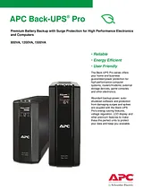 APC Back-UPS Pro 1500 BR1500G-GR User Manual