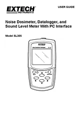Extech SL355 Sound level-measuring apparatus, Noise-measuring apparatus SL355 Benutzerhandbuch