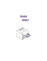 Lexmark M410 User Manual