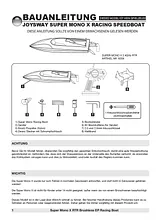 Conrad Energy RC model speedboat RtR 420 mm B-JS-8209 Hoja De Datos