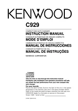 Kenwood C929 Manual Do Utilizador