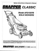 Snapper AP21507B Manual De Usuario