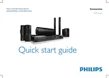 Philips HTS5582/12 快速安装指南
