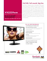 Viewsonic VX2239WM Folheto