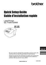 Brother QL-720NW Guide D’Installation Rapide