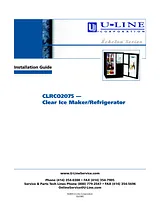 U-Line CLRCO2075 User Manual