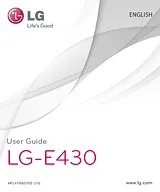LG LGE430 사용자 매뉴얼