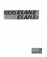 Canon EOS Elan II Body Only Manual De Instrucciónes