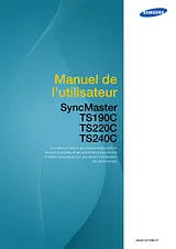 Samsung TS190C Manuel D’Utilisation
